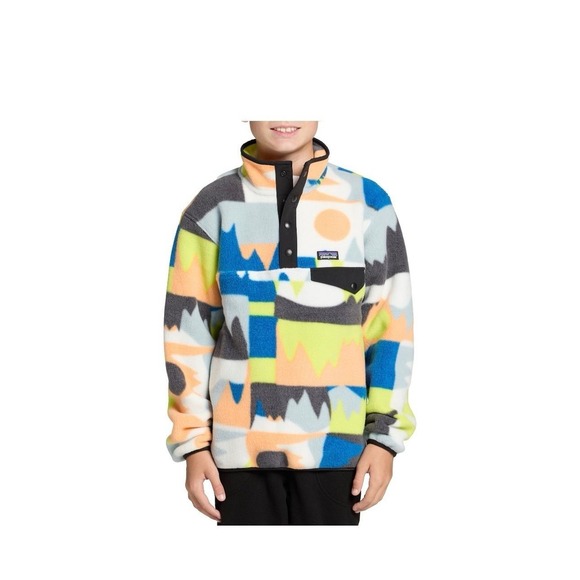 New Patagonia Kids' Lightweight Synchilla® Snap-T® Fleece Pullover size S or L - Picture 2 of 11